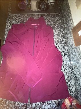 HeartSoul wine scrub jacket